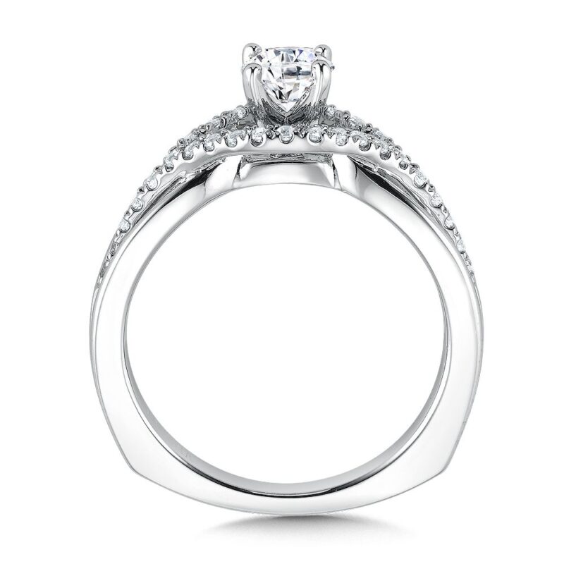 Best Split Rise Engagement Ring - Harrison's Diamonds