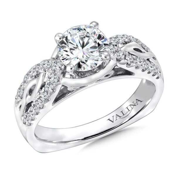 f19to 0A, Split Shank Style Engagement Ring,